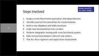 Mainframe Modernization Rebuild