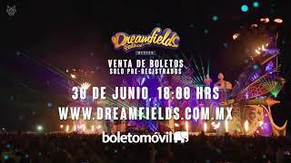 Anuncio Venta de Boletos - Dremfields México 2022