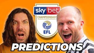 Championship SCORE PREDICTIONS - Round 26