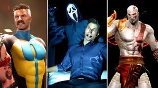 Mortal Kombat All Guest Character Fatalities (2008-2024) Ghostface Update