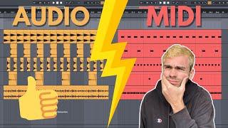 Audio vs MIDI: What's The Difference?