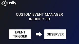 Unity 3D Custom Event Manager | Unity Tutorial | Overflow Archives