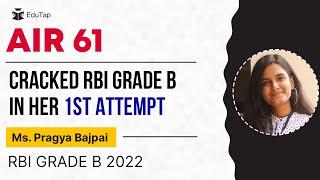 RBI Grade B Topper Interview | RBI Grade B Preparation Strategy | How To Crack RBI | EduTap Guidance