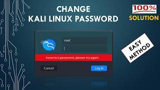 How to change Kali Linux password in Virtualbox | Easy Way 