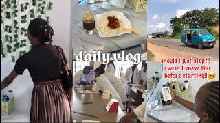 I’m tired…. | life of a Nigeria student | youtube with school is draining| more practical exams