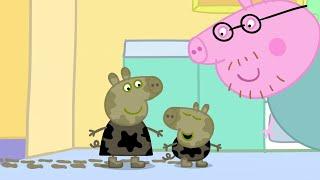 Peppa Pig Season 1 Episode 1 - Muddy Puddles - Cartoons for Children