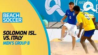 Beach Soccer - Solomon Islands vs Italy | Men's Group B Match | ANOC World Beach Games Qatar 2019 |