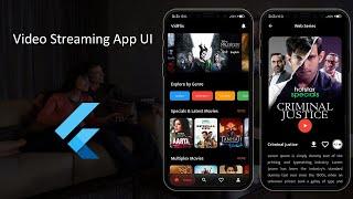 Netflix Clone UI in Flutter | Amazon Prime Clone Flutter | Video Streaming App UI in Flutter