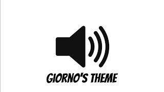 Giorno's Theme Song But Only The Best Part