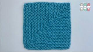 How to Knit a Mitred Square | Hand Knitting Tutorial