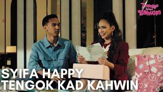 Syifa happy tengok kad kahwin | Snippets 7 Minggu Sebelum Kahwin