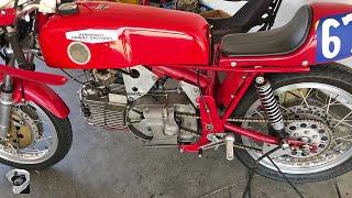 Aermacchi Ala d'Oro 350 (1967) ... red rocket with CRTT frame. Classic racer to the bones.