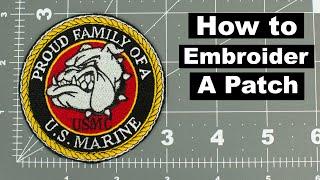 How to embroider a patch