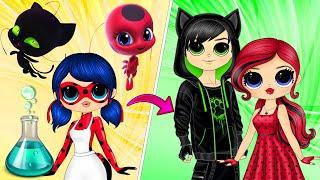 Miraculous Ladybug Kwamis as Humans - DIY Paper Dolls & Crafts