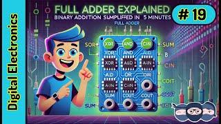 Full Adder Explained: Binary Addition Simplified in Under 5 Minutes | Digital Electronics Ep 19