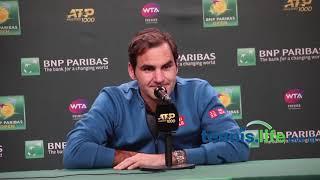 Federer sends a reporter to school