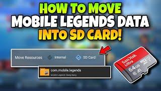 HOW TO MOVE MOBILE LEGENDS RESOURCES INTO SD CARD! Best For Phones Having Low Internal Storage!
