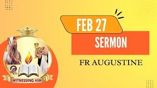 Sermon (Maraiyurai) By Rev. Fr. J. Augustine, Diocese of Thanjavur