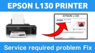 Epson L130 Service required Solution, epson l130 printer resster downlode