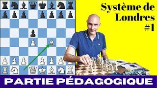 Système de Londres (1) : Partie d'échecs pédagogique