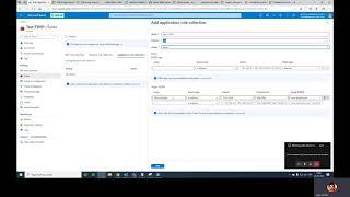 Azure Firewall Tutorial : Azure Firewall   Creating Application Rule Collection Part 6