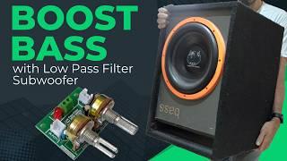 How to Set Up a 1600W Subwoofer with Low Pass Filter: DIY Installation