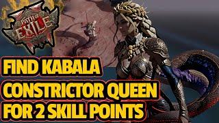 [PATH OF EXILE 2] How To Find Kabala, Constrictor Queen For 2 Weapon Set Passive Skill Points