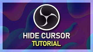 OBS Studio - How To Hide Cursor