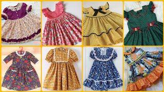 60+Comfortable Lawn Cotton Frock Designs 2024 For Baby Girl!!Home Made Dress Design For Small Girl!!