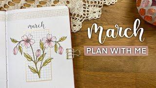 Plan With Me | 2024 March Bullet Journal Setup
