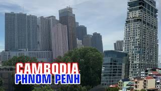 [4K] Phnom Penh City Cambodia 2024 Skyline and Skyscraper #cambodia2023 #skyline #skyscraper #khmer