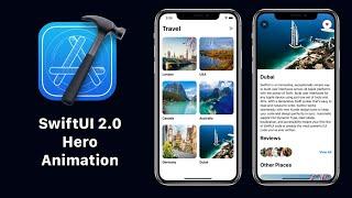 SwiftUI 2.0 Hero Animation - SwiftUI Custom Animations - Xcode 12 - WWDC 2020 SwiftUI 2.0 Tutorials