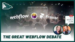 016 - Webflow vs Framer - Platform Debate Series