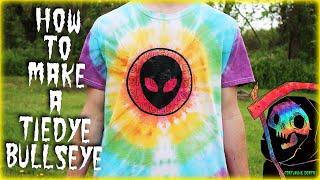 TIE DYE BULLSEYE TUTORIAL!