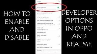 HOW TO ENABLE AND DISABLE DEVELOPER OPTIONS IN OPPO AND REALME| RDB NTRTNMNT | rdb ntrtnmnt