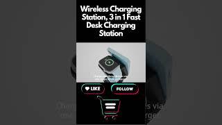 3 in 1 Fast Desk Charging Station #deskorganization #techgadgets #chargingsolutions  #gadgetlover