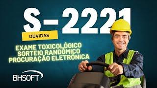 Evento S-2221 Exame Toxicológico - BHSOFT