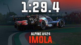 Imola 1:29.4 - Alpine A424 | Le Mans Ultimate