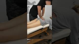 Girl gets Adjusted by Chiropractor #ystrap #girl #chiropractor