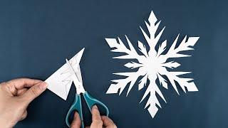 Paper Snowflakes #92 | How to make Snowflakes out of paper | Winter Craft | Home Decor