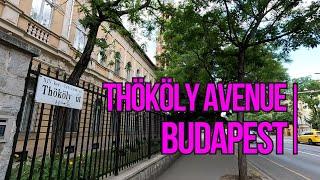 Walking along Thököly Avenue | Budapest Walking Tour [4K 60fps]