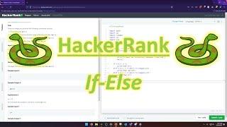 HackerRank (Python): If-Else