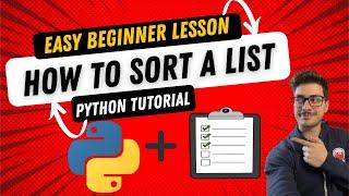 Python How To Sort a List - Strings, Numbers, and Dictionaries Sorted Up, Down, or Using Functions!