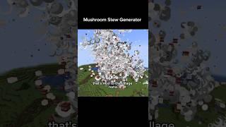 Mushroom Stew Generator  #minecraft #gaming