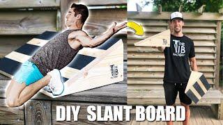 DIY Knees Over Toes Guy Slant Board - How to Make Slant Board for kneesovertoesguy exercises