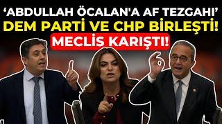 "Abdullah Ö.calan'a AF çıkacak Tezgahı!" Mecliste DEM Parti  ve CHP Birleşti! Ortalık Karıştı