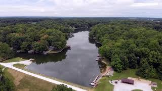 Rocky Fork lake Indiana - 4K video