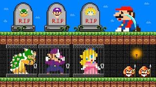 Mystery Guy R.I.P Bowser, Waluigi, Peach | Mario Very Sad Story ..Sorry Mario Please Come Back!