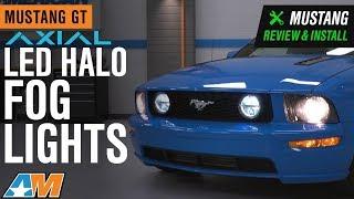 2005-2009 Mustang GT Axial LED Halo Fog Lights Review & Install