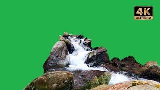 waterfall green screen video